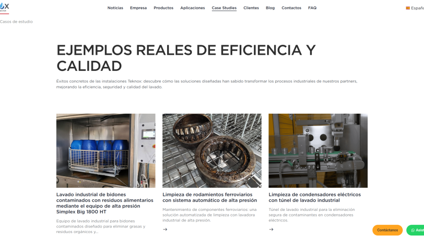 Teknox amplía su presencia internacional con un nuevo sitio web multilingüe disponible en italiano, inglés, francés, alemán y español