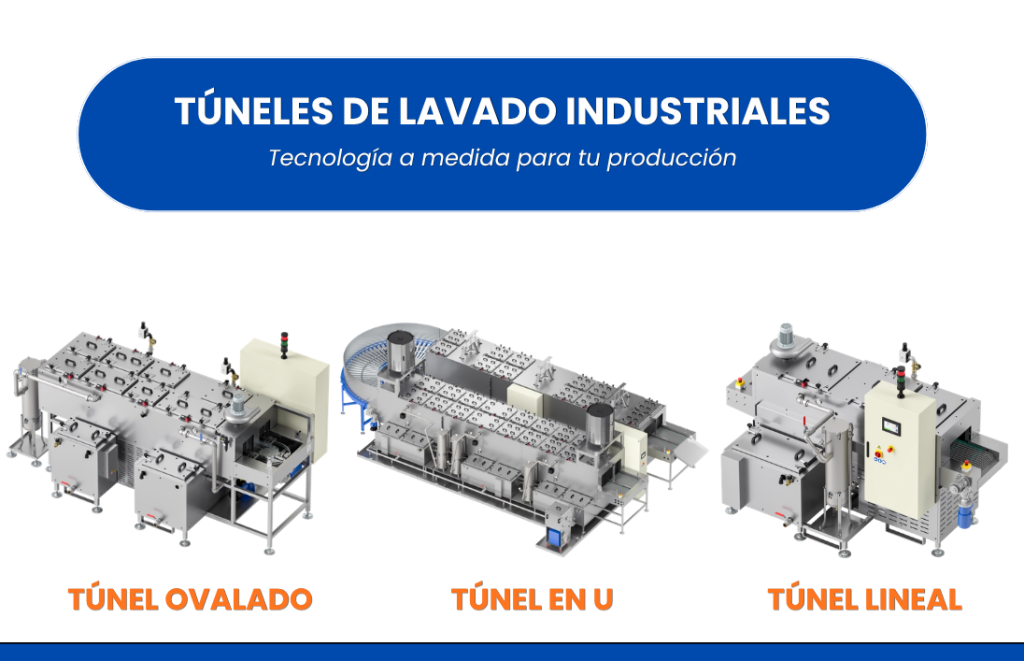 Túneles de lavado industriales